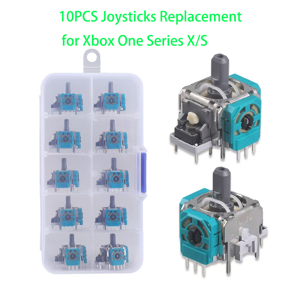 Gaming Console Xbox - 10pcs Replacement 3D Analog Joystick ThumbStick