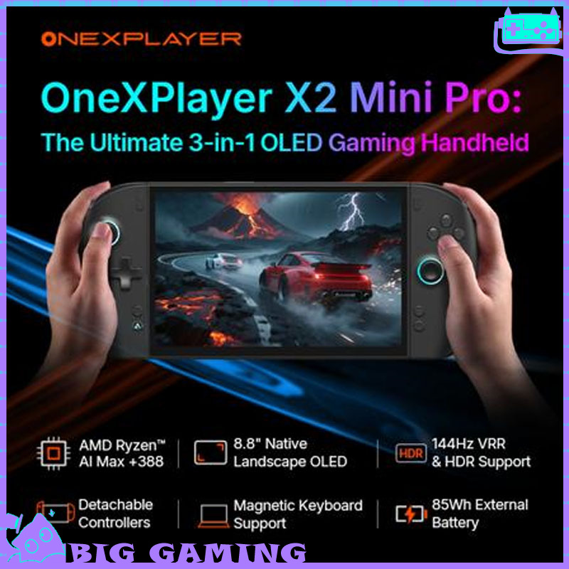 Gaming Console X2 - OneXPlayer X2 Mini Pro 3‑in‑1 Gaming
