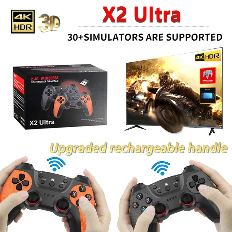 Gaming Console X2 - X2 Ultra Retro Game Stick 4K