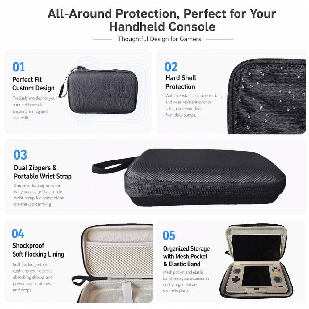 Hard Shockproof Handheld Game  - Gaming Console Bag review and price