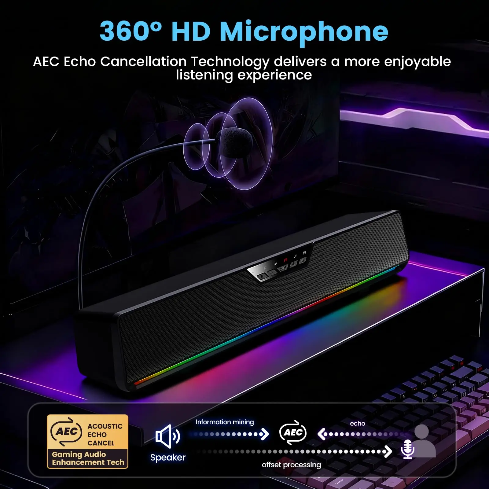 GS6 Pro 7.1 Gaming Speaker Bar - Gaming Console Apple review and price