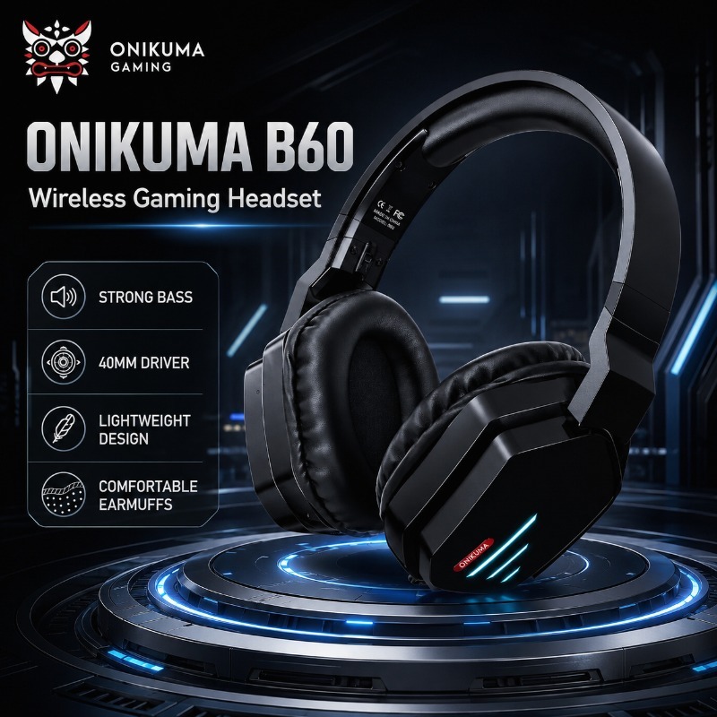 ONIKUMA B60 Wireless Gaming St - Gaming Console Apple review and price