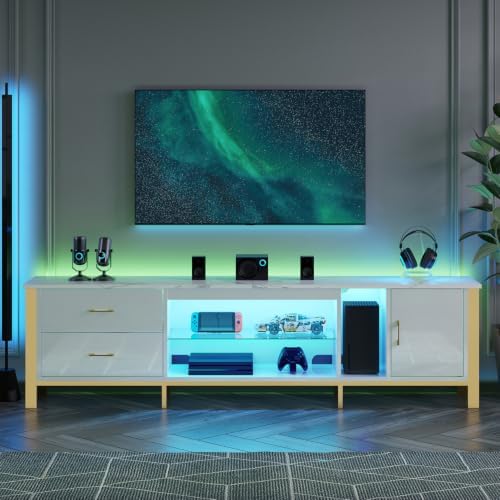 TV Stand for 75/80/85 inch TVs - Gaming Console Room review and price