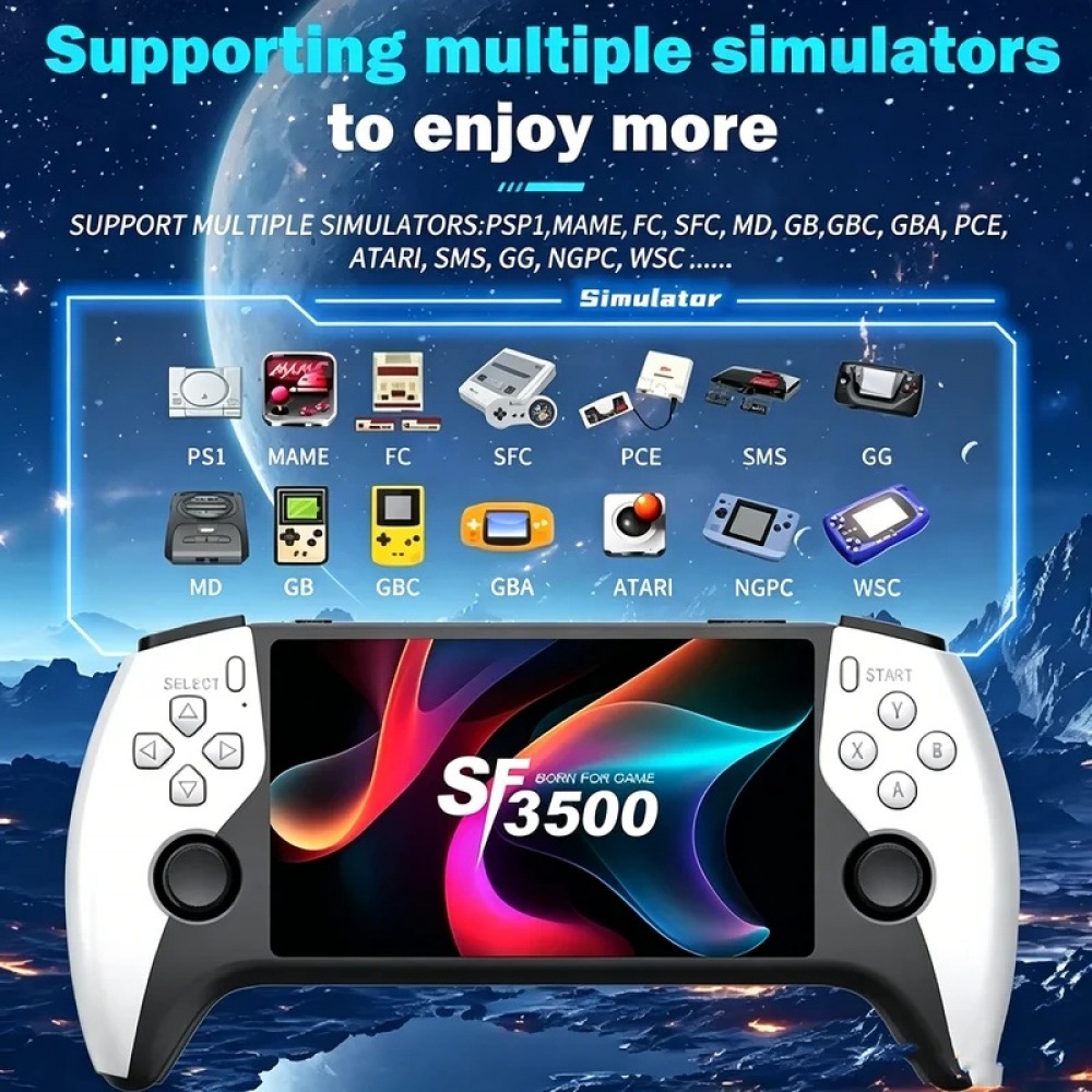 SF3500 5 inch Handheld Game Co - Gaming Console Latest review and price